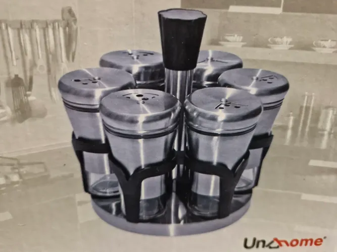 Porta condimentos Giratória com Visor