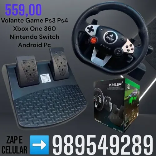 Volante Gamer Knup Pro Gaming Gears KP-5816.