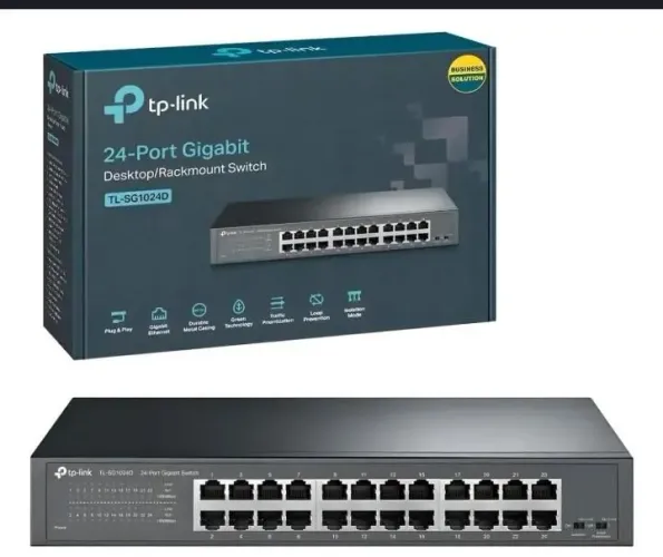 Switch Tp-link 24 Portas Tl-sg1024d Gigabit