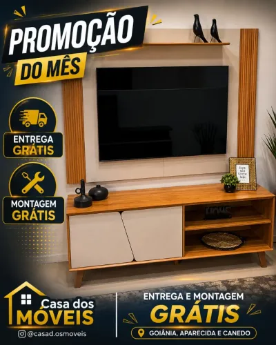 Rack com painel Mark 
