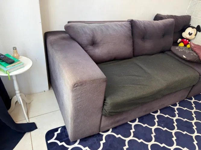 Sofá modular preto