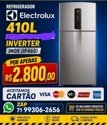 Refrigerador Eletrolux 410L baixou