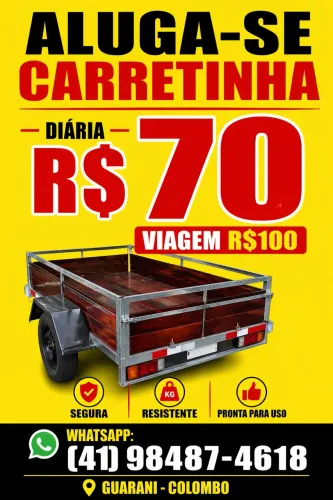 Alugasse carretinha reboque