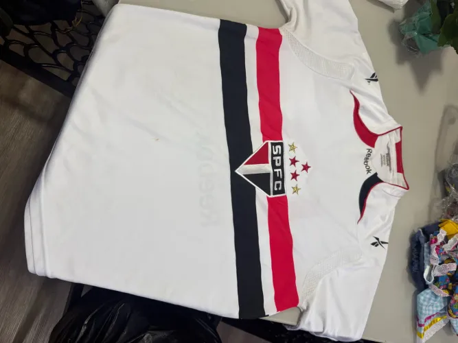 Camisa São Paulo FC Reebok N° 10 - Tamanho G - Original da Época