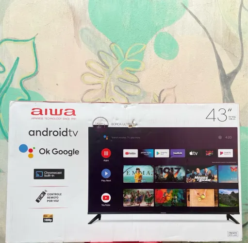 Smart TV AIWA 43" Full HD Nova / Lacrada na Caixa c/ 1 Ano de Garantia
