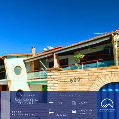 Casa Triplex em Condomínio Fechado - Pirangi do Norte