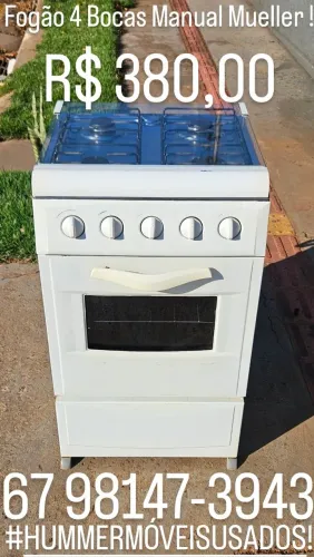 Vende - Se Fogão 4 Bocas Manual Mueller !