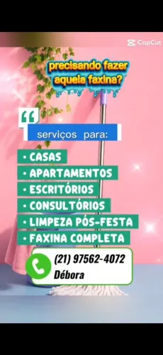 Diarista/Faxineira