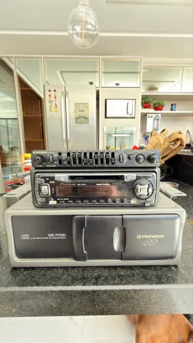 Kit Pionner raro, MD+EQ-6500+Disqueteira+Bluetooth