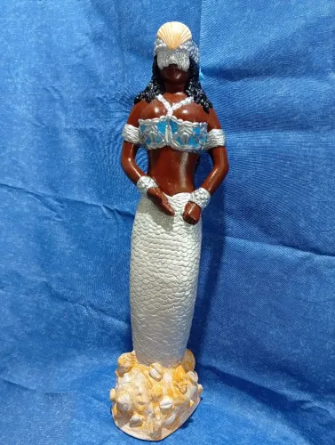 Iemanjá Orixá 60 cm em gesso