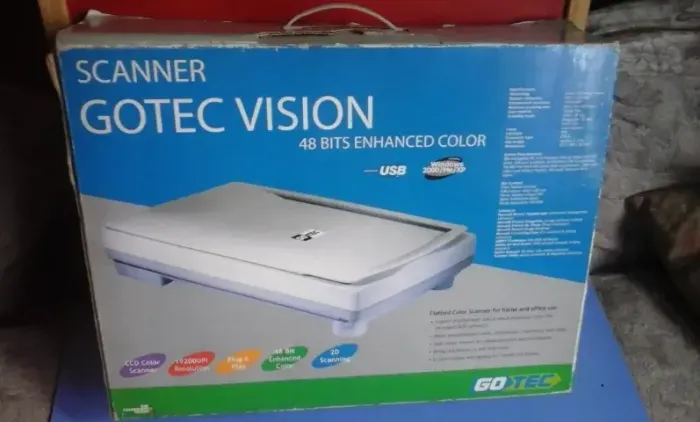Scanner De Mesa Gotec Vision Leadership - Novo & Raridade - Vintage