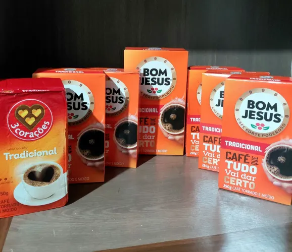 Café Bom Jesus e 3 corações 
