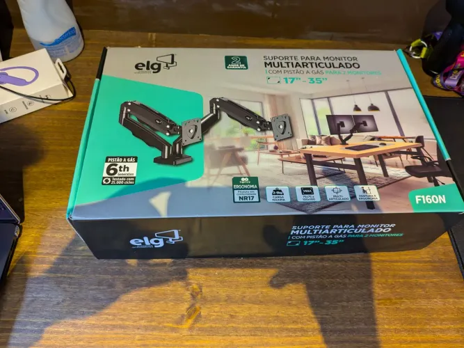 Suporte de monitor duplo ELG