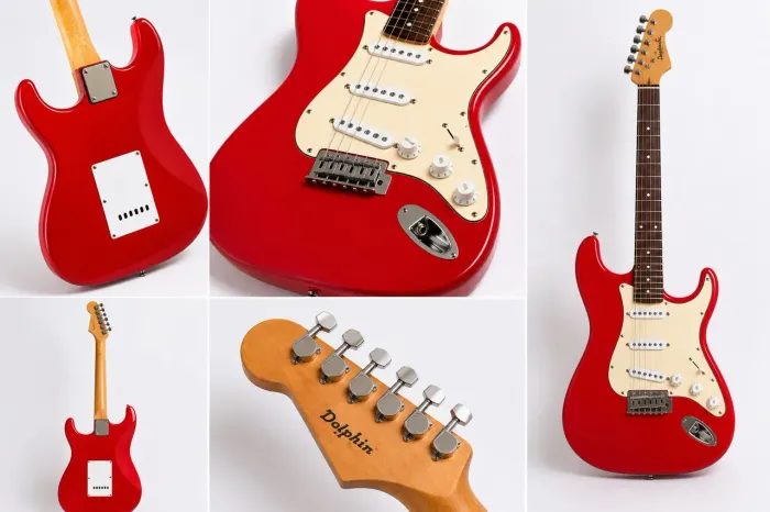 Guitarra Dolphim Stratocaster Vermelha