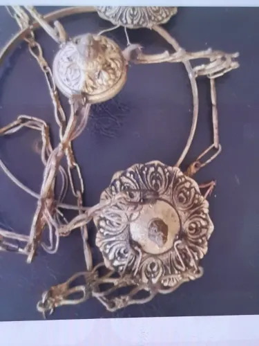 Lustre de bronze pendente
