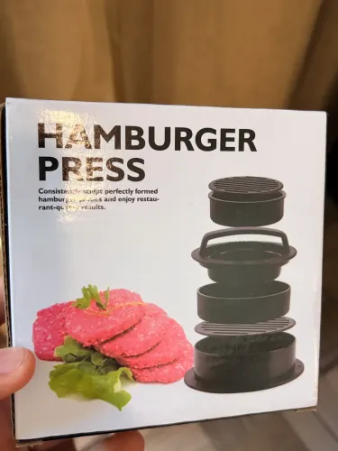 Forma de hambúrguer