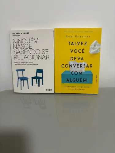kit 2 livros-Relacionamentos e Saúde Mental.