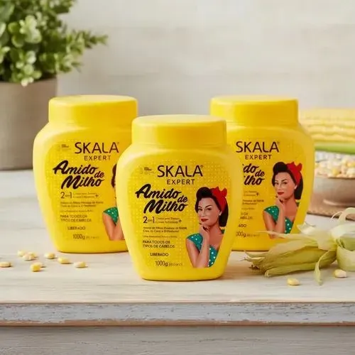 Creme de tratamento expert amido de milho 2 em 1 1kg