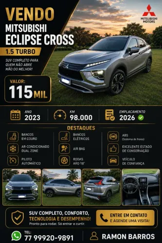Mitsubishi Eclipse Cross HPE 1.5 16V 165cv AUT 2023