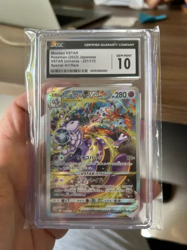 MEWTWO V ASTRO - Graduado 10 Pokémon TCG