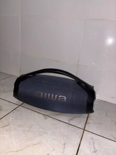 Caixa de Som Boombox Plus AIWA BBS-01-LBL 200W Bluetooth 30H IP66 USB RGB