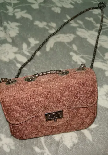 Mini Bolsa Marrom Tweed - Retirada/Entrega