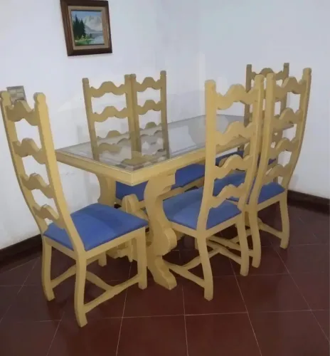 Mesa de Jantar Completa (Mesas e Cadeiras)