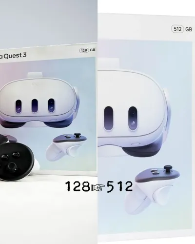Troco Quest 3 de 128gb no de 512gb com torna minha