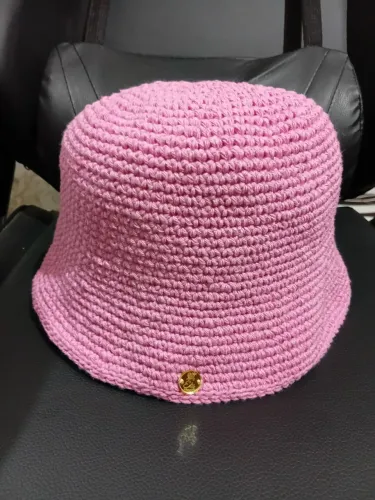 CHAPÉU BUCKET HAT EM CROCHE 