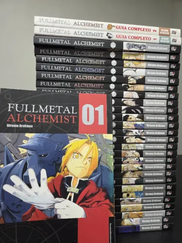 Fullmetal Alchemist mangá coleção COMPLETA 1 ao 27 + guia 1 e 2