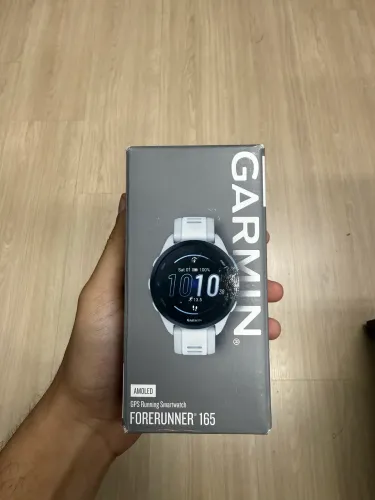 Garmin Forerunner 165 Branco Com Monitor Cardíaco e GPS Novo Caixa Lacrada