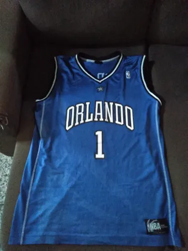 Camisa Orlando Magic NBA Original Tracy MacGrady #1 temporada 2001/2002 relíquia de época