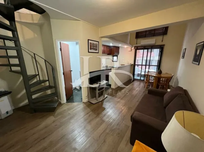 LR Flats - Flat 1 quarto com arrumação diária para Locação em Moema