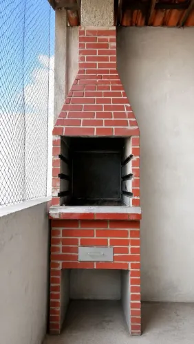 Churrasqueira de concreto tijolinho