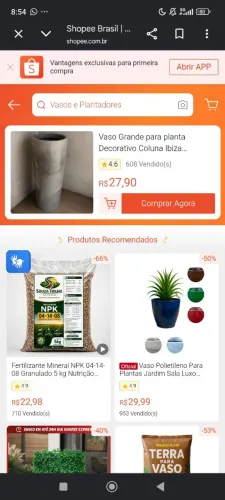 Vaso decorativo