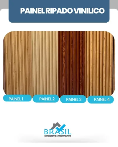 painel Ripado de pvc