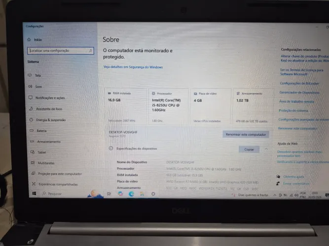 Notebook Dell Inspiron 5570