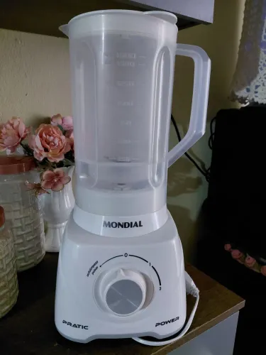 Liquidificador Pratic Power Mondial Branco 550W