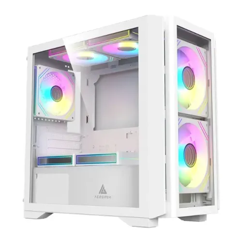 GABINETE GAMER ACEGEEK VISION M352, BRANCO
