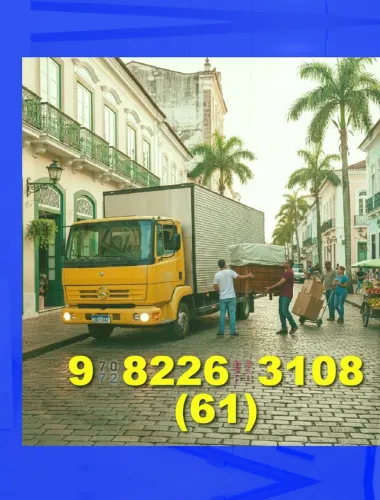 Frete?61?9?8226?3108? Lcm - Serviço de transporte seguro e rápido para mudanças!