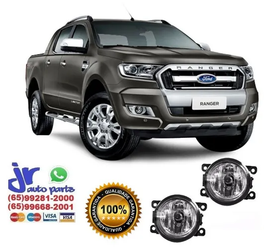 Par Farol de Milha Ranger 12 13 14 15 16 17 Neblina Auxiliar