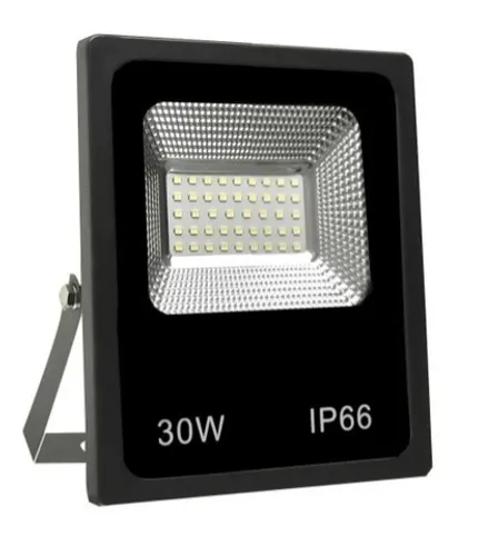 Refletor Led 30w Holofote Branco Frio Bivolt A Prova Dagua
