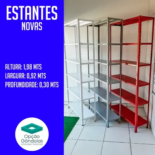 Estantes de Aço Novas Pronta Entrega - Super Oferta