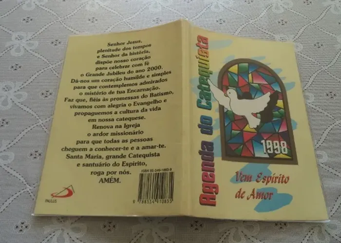 Livreto Agenda Do Catequista Vem Espirito De Amor 1998