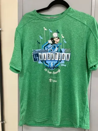 Combo camisas de corrida de rua da Disney 