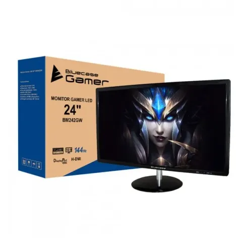Monitor Gamer Bluecase 24 Pol, Full HD, 144Hz, 1ms, HDMI, BM242GW