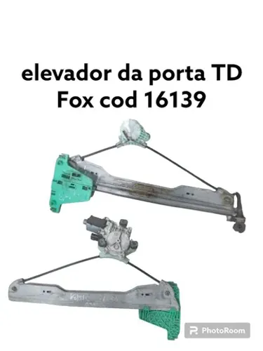 Elevador do vidro traseiro direito Fox
