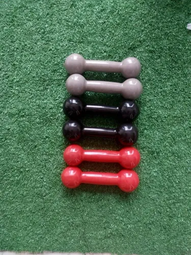 Halteres emborrachados musculação para academia e casa
