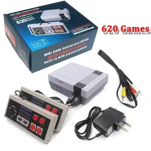 Mini Vídeo Game, Console Retro TV 620 Jogos Clássicos