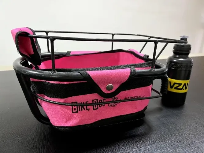 Cestinha para cachorro, Cadeirinha Para Pets, Bike Dog - Nova + brinde